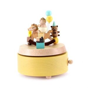 NIB Wooderful Life Baby Rocking Horse Music Box